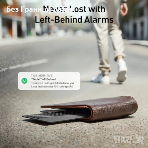 Нов Умен тракер за iPhone Find My ключове чанта паспорт 100dB антикражба, снимка 7 - Друга електроника - 53886537