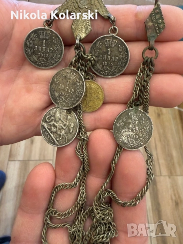 Автентичен сребърен македонски кюстек, снимка 4 - Антикварни и старинни предмети - 54036407