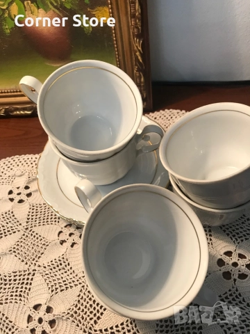 Баварски порцелан Mitterteich сервиз за кафе/чай, снимка 8 - Сервизи - 52482574