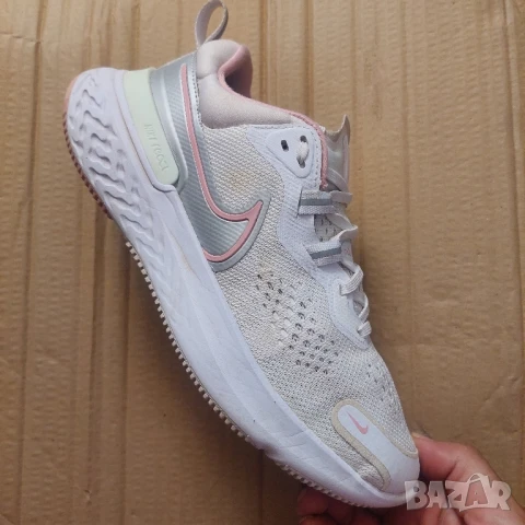 NIKE REACT MILER 2 CW7136-101 White, снимка 7 - Маратонки - 50704219