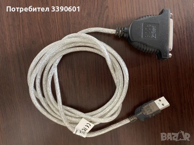 Кабел паралелен DB-25 към USB - Manhattan, снимка 2 - Принтери, копири, скенери - 54145446