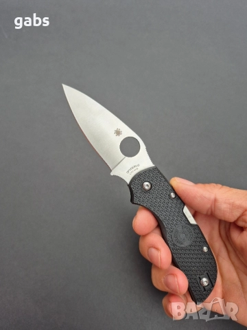 Сгъваем нож Spyderco Chaparral Lightweight Lockback C152PGY, снимка 11 - Ножове - 51886500