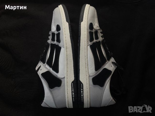 ЧИСТО НОВИ Оригинални Amiri Skeleton Top Low Обувки, снимка 4 - Спортно елегантни обувки - 46777375