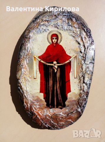 Икона на Света Богородица, снимка 6 - Икони - 46364067