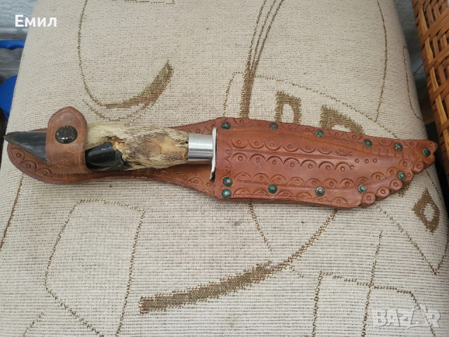 Ловен нож от соца 1984 г., снимка 5 - Колекции - 52670403