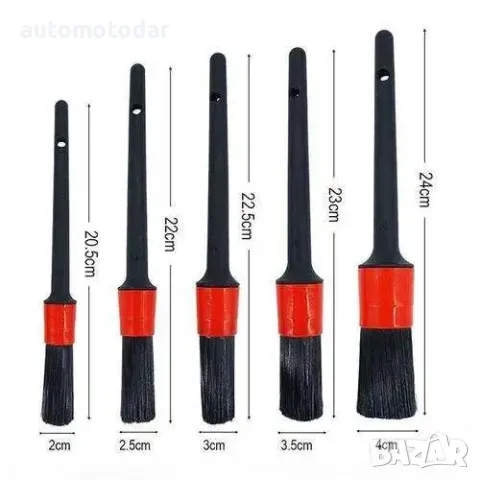 Четки за почистване на фуги и детайли - комплект от 5 бр, снимка 1