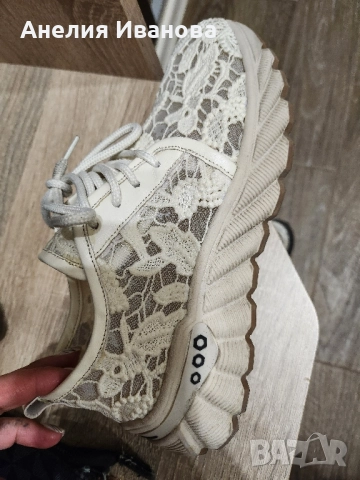 Сникърси - дантела, снимка 2 - Дамски ежедневни обувки - 51760779