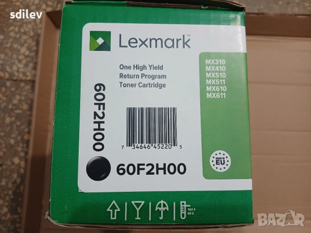 Тонер Касета Lexmark 60F2HOO /Нова/