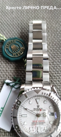 Rolex Yacht-Master 40mm Automatic Platinum Bezel 16622, снимка 10 - Мъжки - 52893271