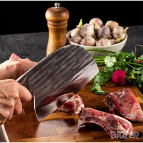 Професионален здрав кухненски масивен готварски инструмент за рязане на месо, снимка 5 - Прибори за хранене, готвене и сервиране - 46420167