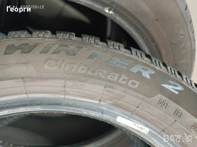 2бр.зимни гуми 215/55/17 Pirelli, снимка 6 - Гуми и джанти - 53666221