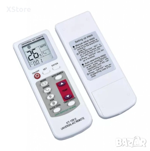 Универсално дистанционно управление за климатик AC109, снимка 5 - Дистанционни - 52588828