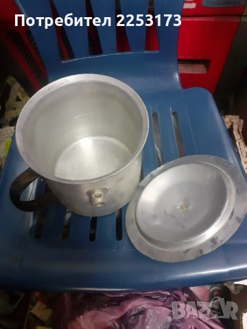 Използвана млековарка 2л със капак, снимка 2 - Декорация за дома - 36020082