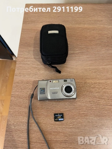 Фотоапарат Olympus 5,1 Mp с подаръци, снимка 7 - Фотоапарати - 53845366