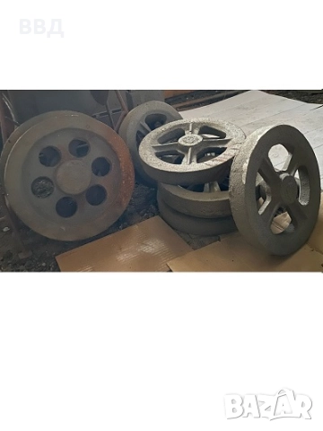 балванки заготовки отливки колелa от чугун за плъзгащти портали и врати, снимка 3 - Други машини и части - 52590317