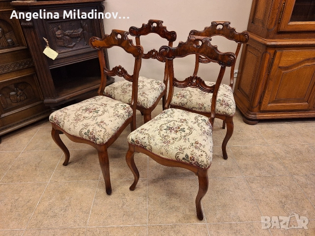 Антични Викториански столове к - т 4 броя