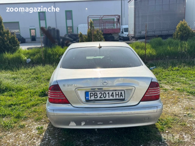 Mercedes-Benz S 350 (W220) – 245 к.с. | Кожа, Шибедах, Газова уредба, снимка 4 - Автомобили и джипове - 54193646