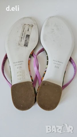 Dolce&Gabbana Original Size 37 Кожени чехли, снимка 4 - Чехли - 50884912