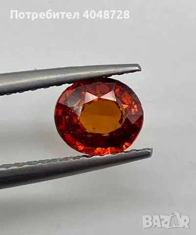 Естествен Хесонит Гранат -1.74ct. - Мозамбик, снимка 1 - Други - 47324123