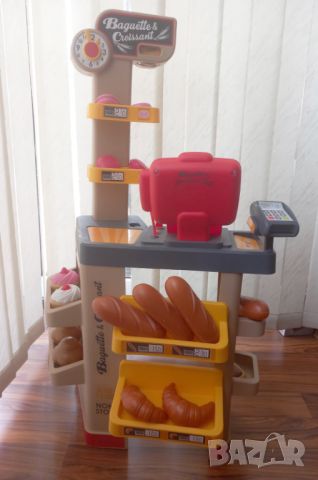 Комплект за игра Smoby Bakery - Baguette & Croissant/ детска пекарна, снимка 4 - Играчки за стая - 45870661