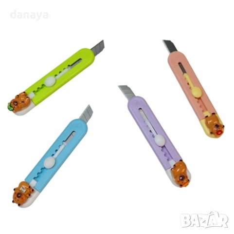 6533 Мини макетно ножче за хартия Капибара, снимка 4 - Ученически пособия, канцеларски материали - 54018634