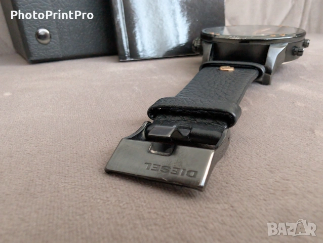 Мъжки часовник Diesel Mr. Daddy 2.0 (DZ7350) – Black & Gold, снимка 2 - Мъжки - 53148755