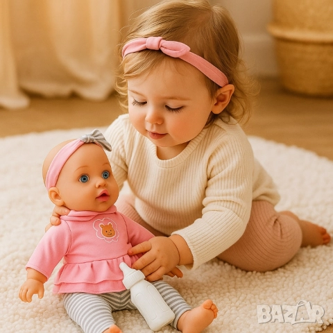 Очарователна кукла бебе - перфектният подарък за малките дами, снимка 4 - Кукли - 52125752
