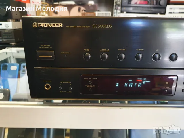 Ресийвър Pioneer SX-303RDS Две по 60 вата на 4 ома. В отлично техническо и визуално състояние., снимка 3 - Ресийвъри, усилватели, смесителни пултове - 48306833