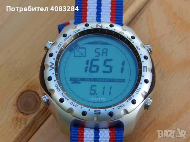 Отличен Часовник SUUNTO X-LANDER Altimeter Barometer Compass Finland, снимка 1 - Мъжки - 45687802
