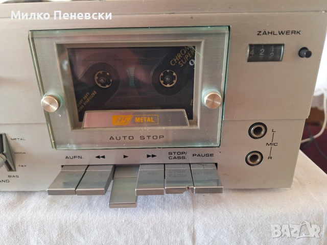 VISONIK HI FI VINTAGE STEREO CASSETTEN DECK.-8004., снимка 4 - Декове - 52690893