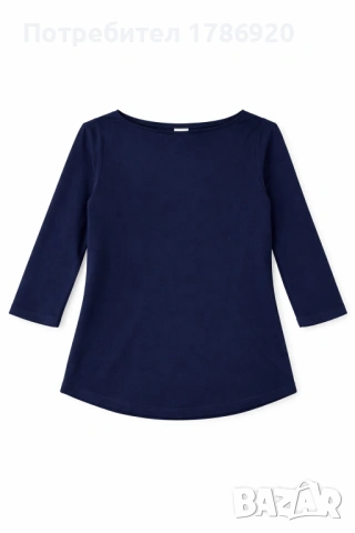 H&M класическа тъмносиня блуза - размер S (oversized, подхожда S-L)