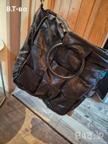 Чанта от естествена кожа , снимка 2 - Чанти - 51480155