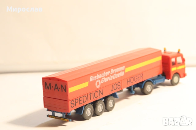 WIKING H0 1/87 MAN KАМИОН РЕТРО МОДЕЛ TIR, снимка 6 - Колекции - 53732618