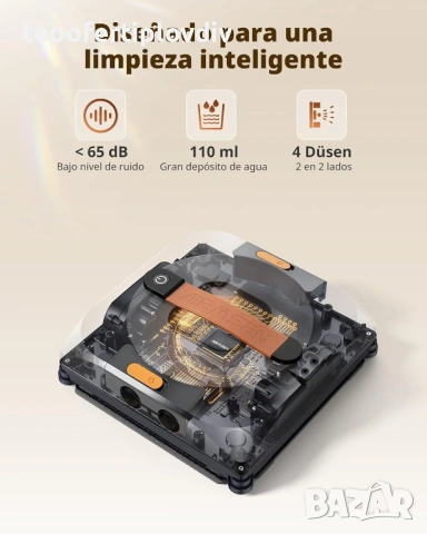 Робот за почистване на прозорци AIRMSEN YW733,Гаранция, снимка 10 - Прахосмукачки - 53654967