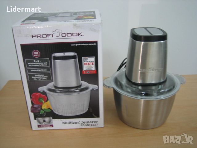 Чопър Profi Cook, снимка 4 - Чопъри и пасатори - 45732523