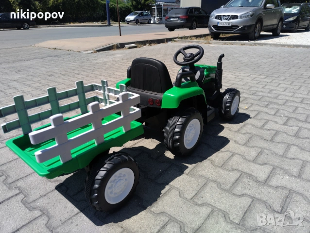 NEBRASKA акумулаторен трактор с ремарке DALLAS зелен, снимка 8 - Други - 53849211
