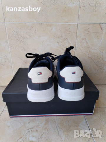 Tommy Hilfiger - страхотни мъжки кецове ЕСТЕСТВЕНА КОЖА 44, снимка 10 - Кецове - 54083451