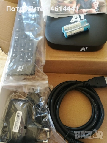 А1 ТВ бокс Android 12 нов, снимка 3 - Приемници и антени - 52120049