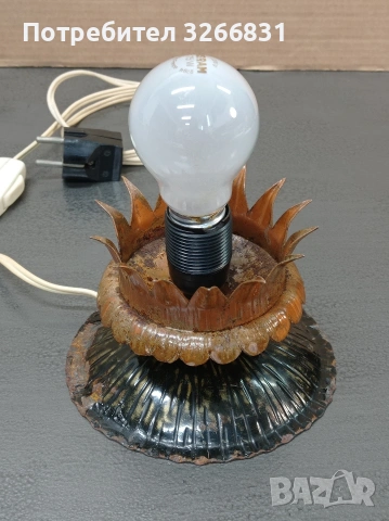 ретро настолна нощна лампа 
