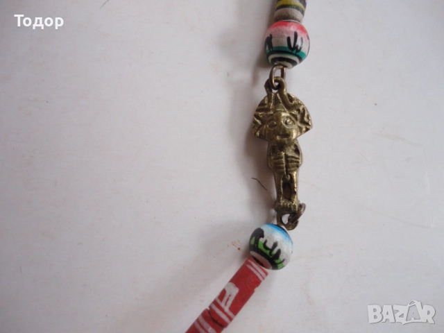 Уникално перуанско колие слънце и луна Tumi, снимка 5 - Колиета, медальони, синджири - 52664762