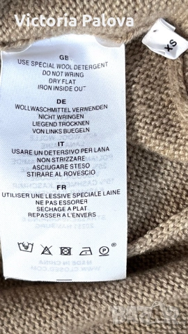 Премиум пуловер с половин яка CLOSED с кашмир, снимка 10 - Блузи с дълъг ръкав и пуловери - 53713477