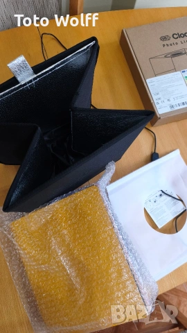 Фото кутия за продуктова фотография 25x25x25см с вградено осветление, снимка 18 - Светкавици, студийно осветление - 53223783