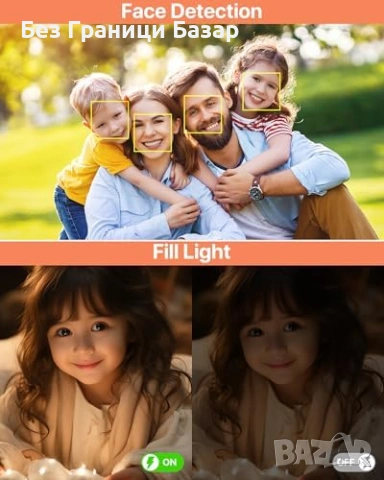 Нов черен Компактен фотоапарат 44MP 1080P 16x зум уеб vlog камера фото, снимка 3 - Фотоапарати - 53743709