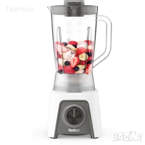 Блендер Tefal BL2C0130, 450W, 2 скорости,  пластмасов буркан, бял, снимка 3 - Други - 46303940