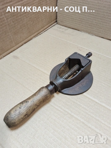 Соц Старо Каруцарско Ренде Стяга 1.240кг. НОМЕР 402., снимка 2 - Антикварни и старинни предмети - 53940497