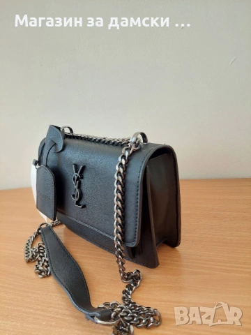 YSL дамска чанта Лукс 2 цвята Код 5511, снимка 3 - Чанти - 53911087