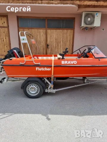 Flatcher Bravo с двигател и колесар , снимка 5 - Воден транспорт - 53868752