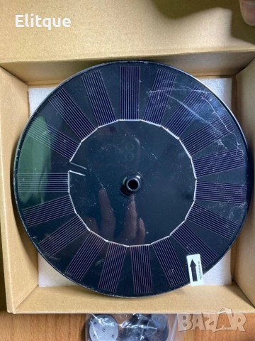 Соларен фонтан с три режима на разпръскване