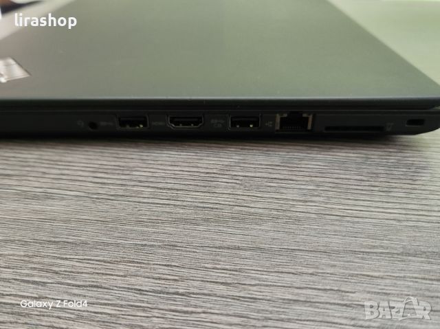 Лаптоп Lenovo ThinkPad T470 14" IPS FULL HD / Core i5 6300U / 8GB DDR4 / 256 GB M.2 NVMe, снимка 4 - Лаптопи за работа - 45648919