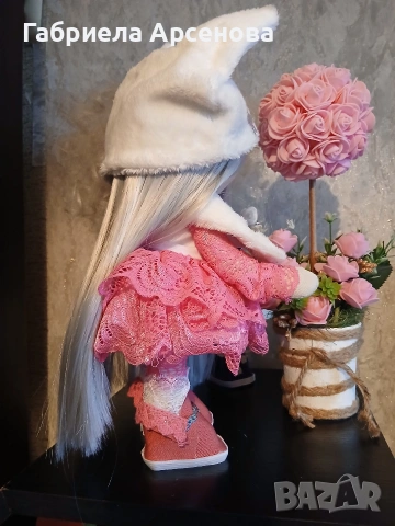 ръчно изработена кукла тип тилда, снимка 2 - Кукли - 53996180